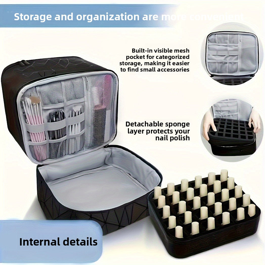 Double Layer Travel Makeup Bag