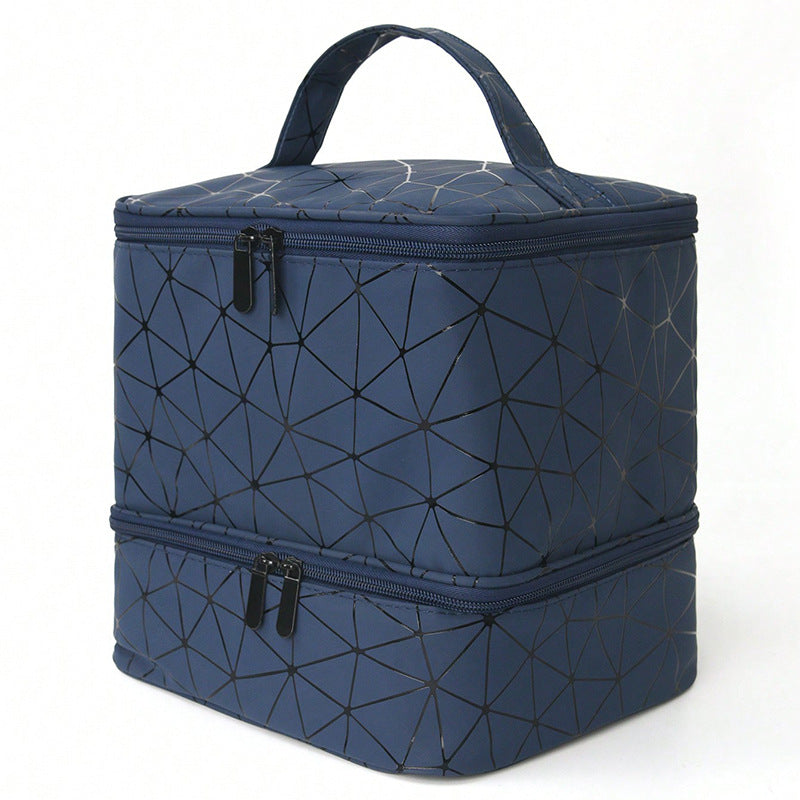 Double Layer Travel Makeup Bag