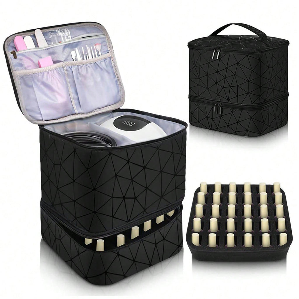 Double Layer Travel Makeup Bag
